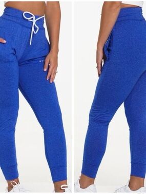 NVGTN Royal Blue High-Waist Jogger Pants XS RARE